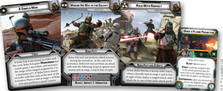 Star Wars: Legion – Boba Fett (Daimyo) Operative Expansion cartes