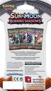 Pokémon TCG: Sun & Moon-Burning Shadows Sleeved Booster Pack parte posterior de la caja