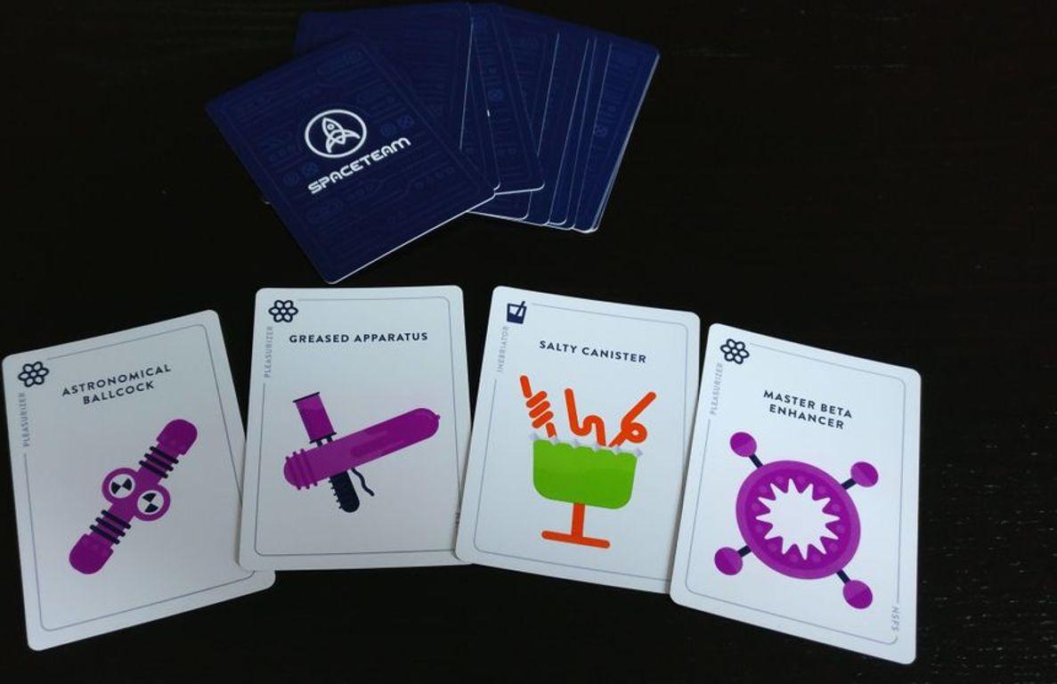 Extension De Spaceteam : Nape (Contenu Explicite) cartes