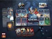 Marvel Dice Throne: Scarlet Witch v. Thor v. Loki v. Spider-Man componenten