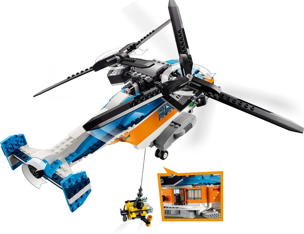 LEGO® Creator Dubbel-rotor helikopter speelwijze