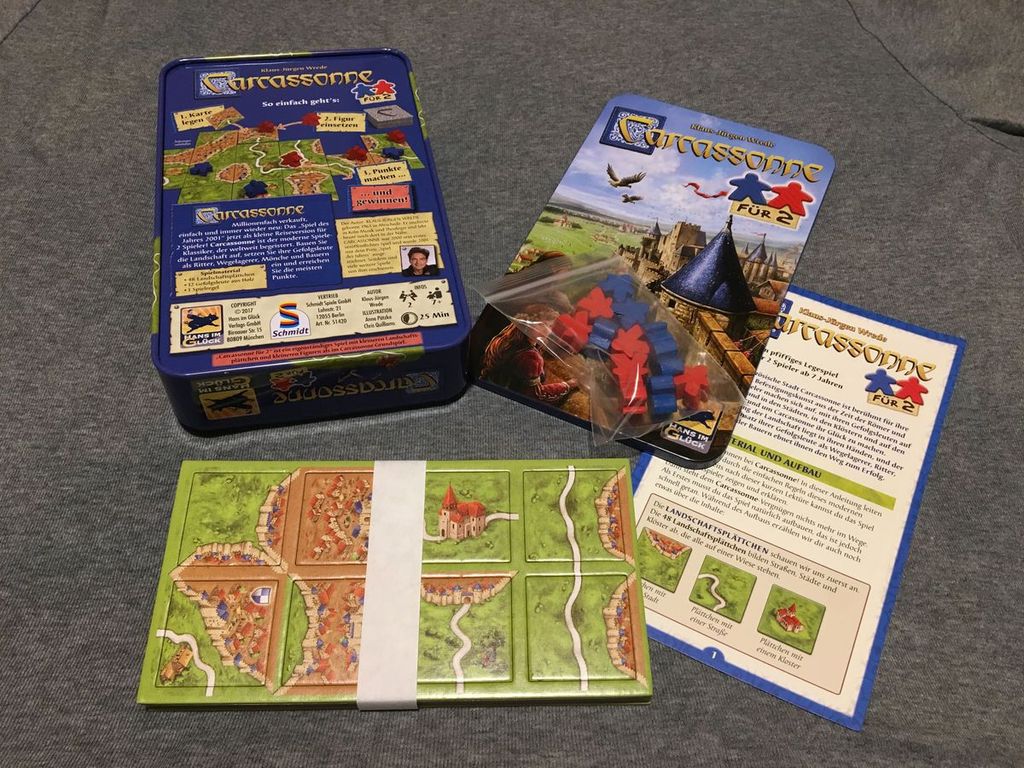 Carcassonne für 2 componenten