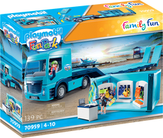 Playmobil® Family Fun Flat Bed Truck with Container