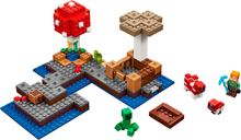 LEGO® Minecraft L'isola dei funghi componenti