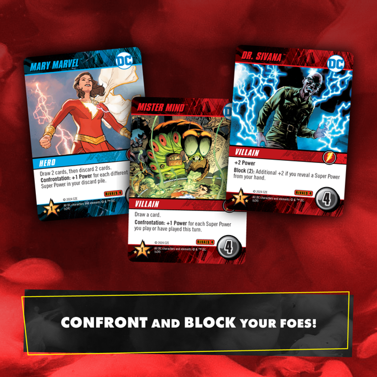 DC Deck-Building Game: Rivals – Shazam! vs Black Adam kaarten