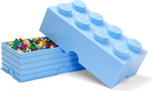 8-Stud Storage Brick – Light Blue components
