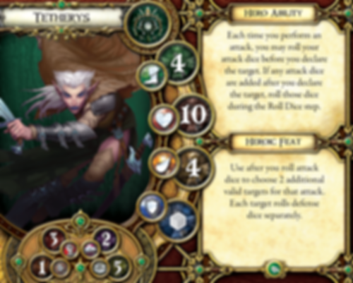 Descent: Journeys in the Dark (Second Edition) – Crusade of the Forgotten Tetherys carta