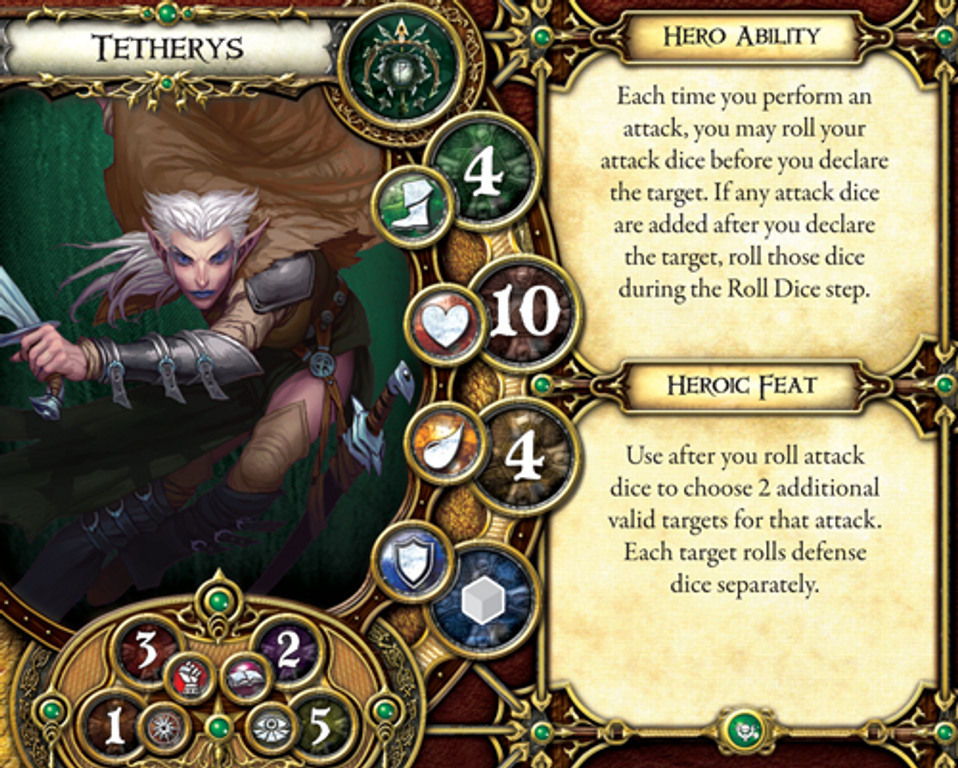 Descent: Viaje a las Tinieblas (Segunda Edición) – La Cruzada de los Olvidados Tetherys carta