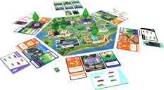 The Sims Board Game components