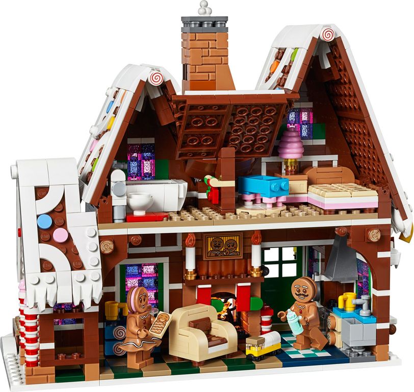 LEGO® Icons Gingerbread House interior