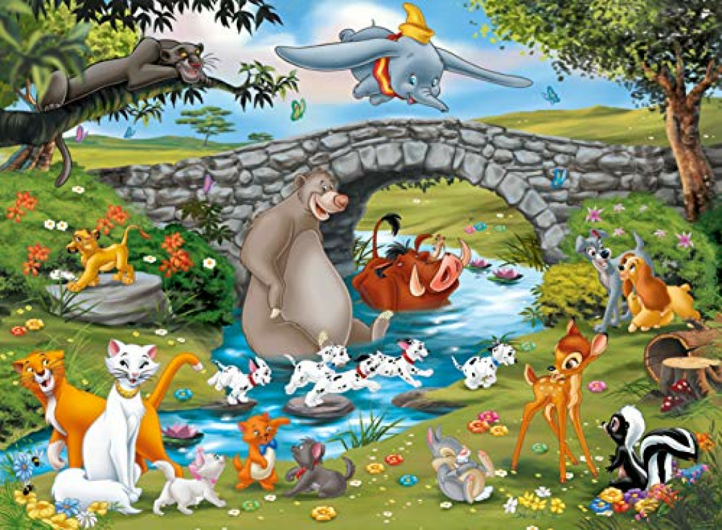 Amis des animaux de la famille Disney