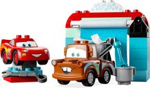 LEGO® DUPLO® Lightning McQueen und Mater in der Waschanlage komponenten