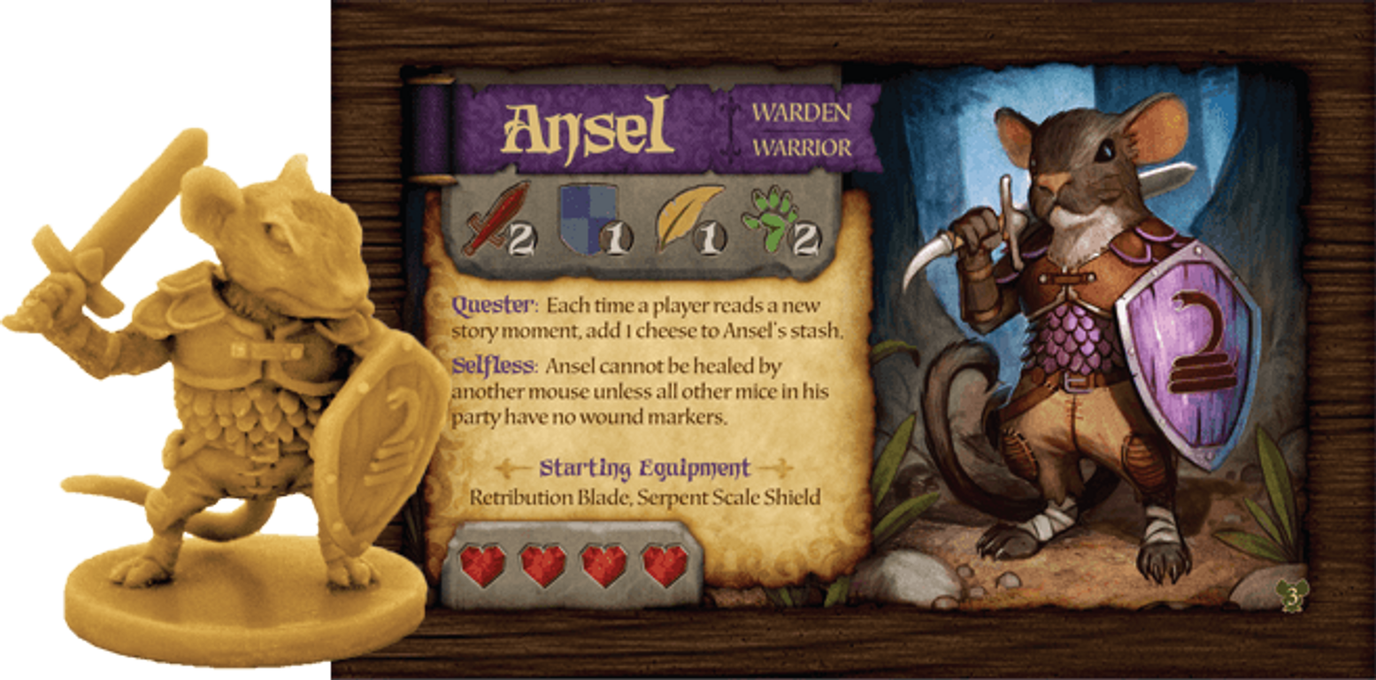 Mice and Mystics: Downwood Tales componenten