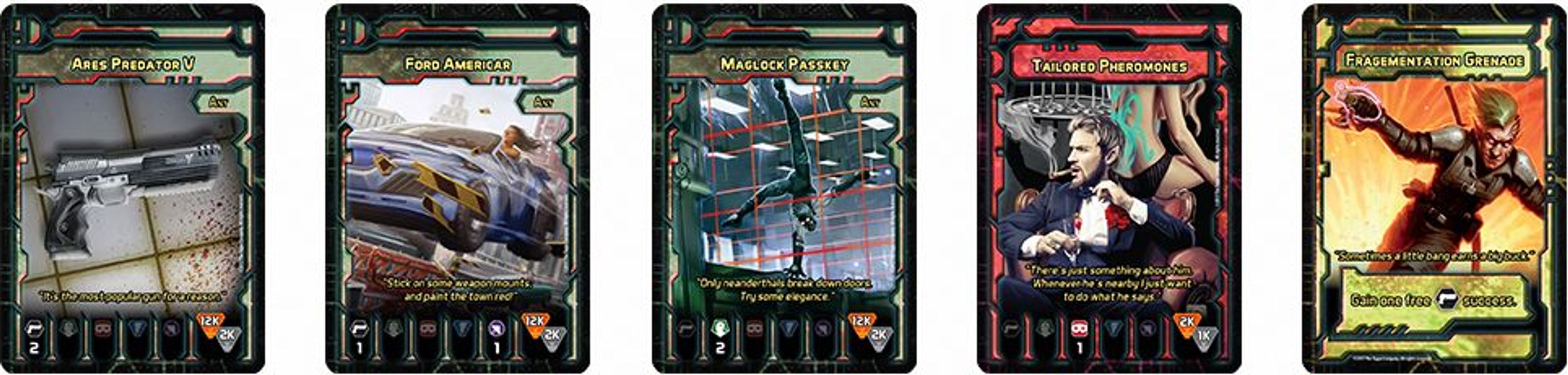 Shadowrun: Sprawl Ops cards