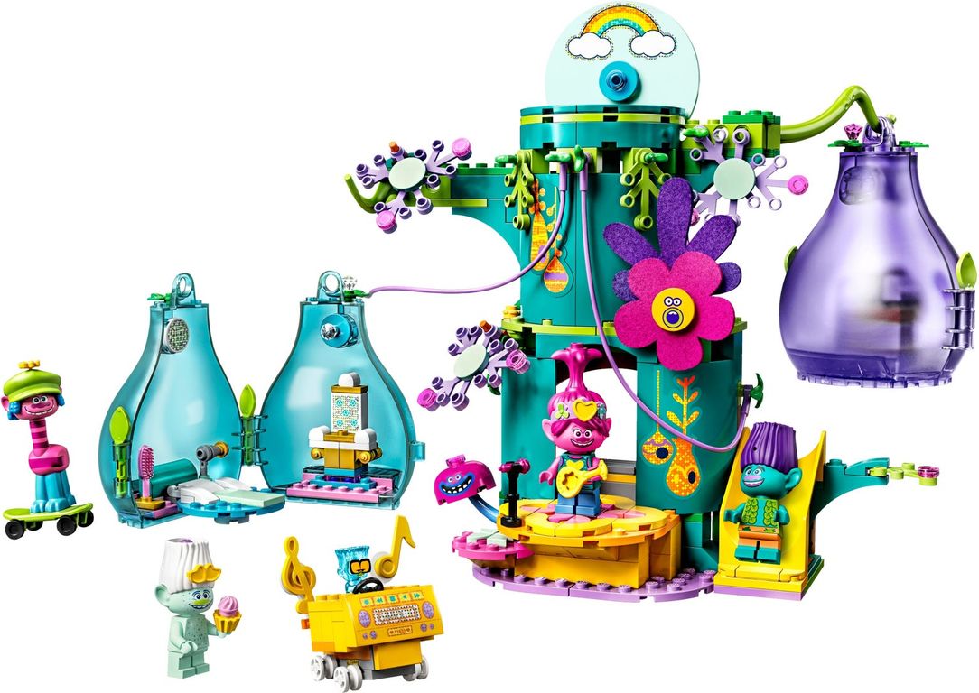 LEGO® Trolls Fiesta en Pop Village partes