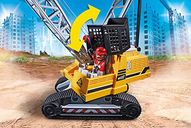 Playmobil® City Action Cable Excavator with Building Section components