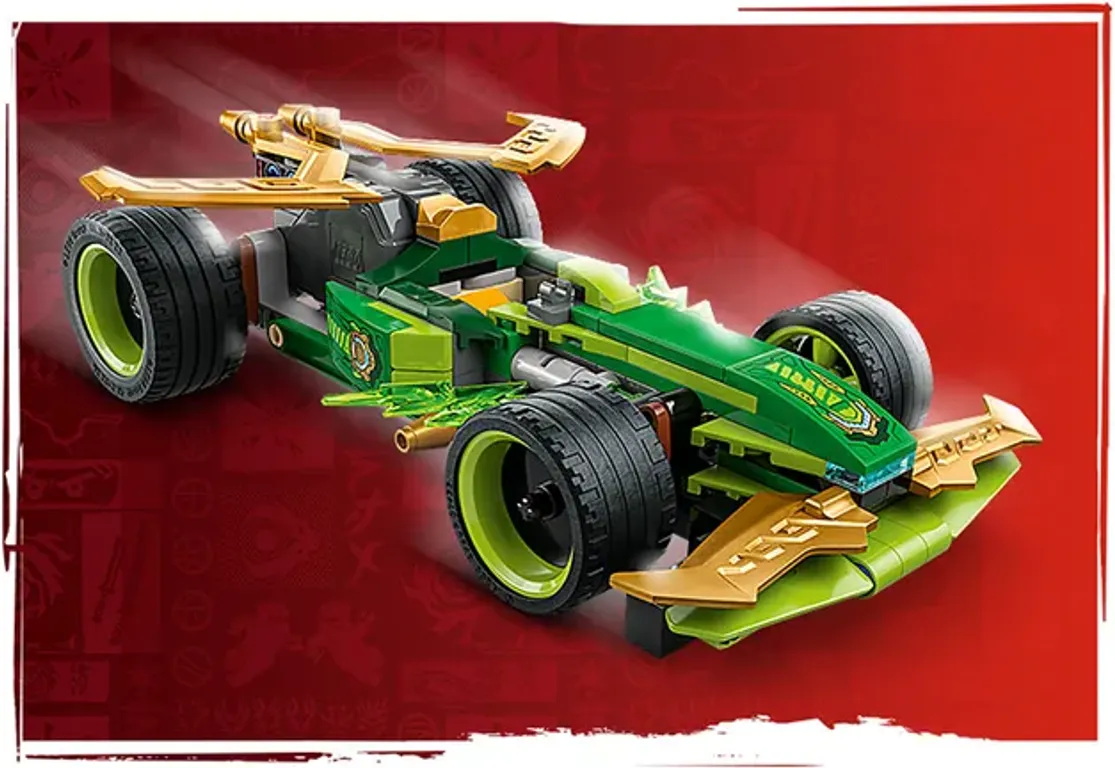 LEGO® Ninjago La voiture de course à rétrofriction de Lloyd