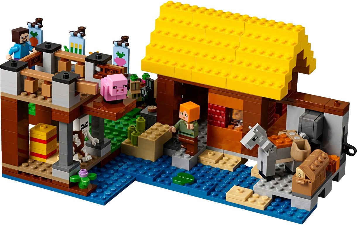 LEGO® Minecraft Het boerderijhuisje speelwijze