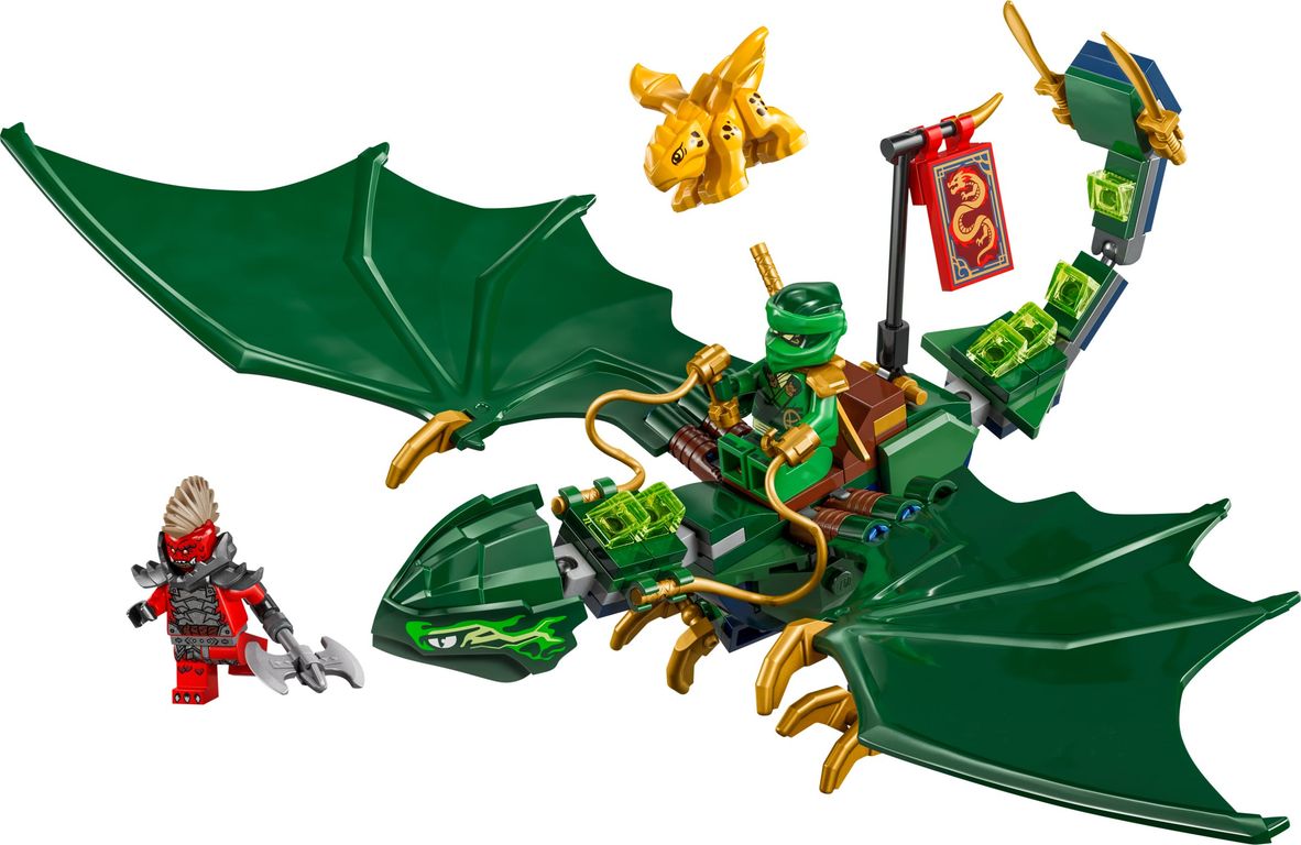 LEGO® Ninjago Le dragon vert de la forêt de Lloyd composants