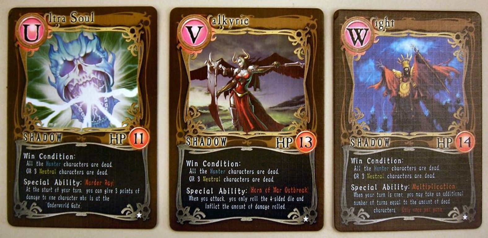 Shadow Hunters Expansion cards