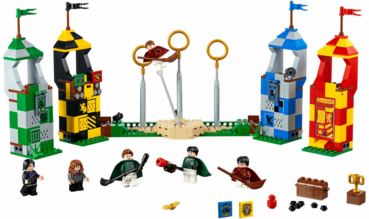 LEGO® Harry Potter™ Zwerkbal™ wedstrijd componenten