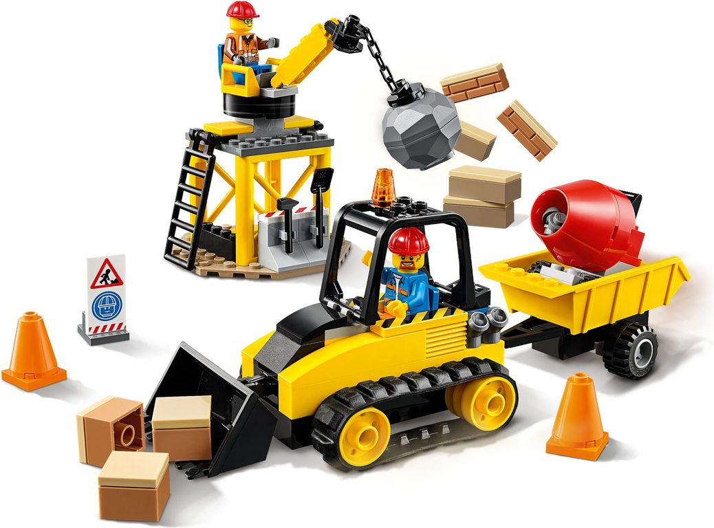 LEGO® City Bagger auf der Baustelle spielablauf