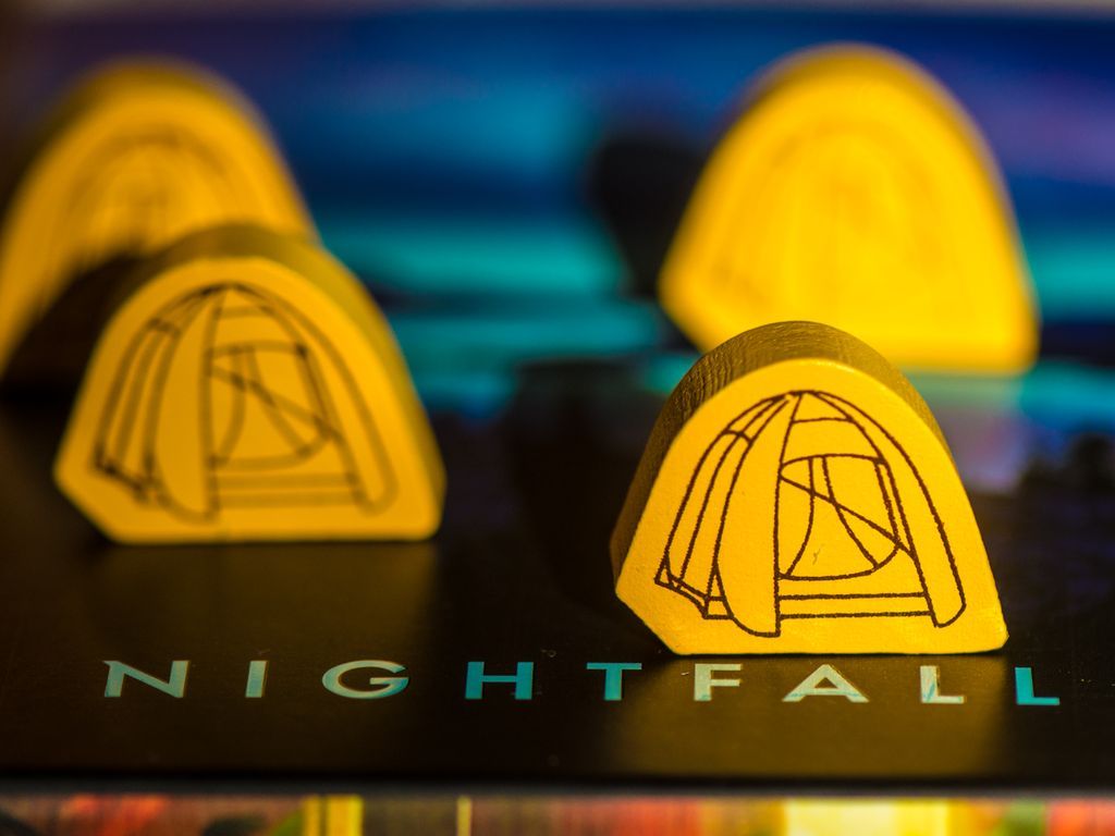 PARKS: Nightfall Expansion componenten