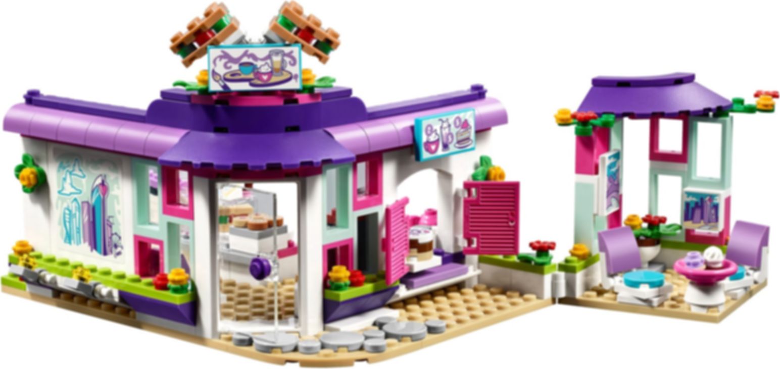 LEGO® Friends Emmas Künstlercafé komponenten