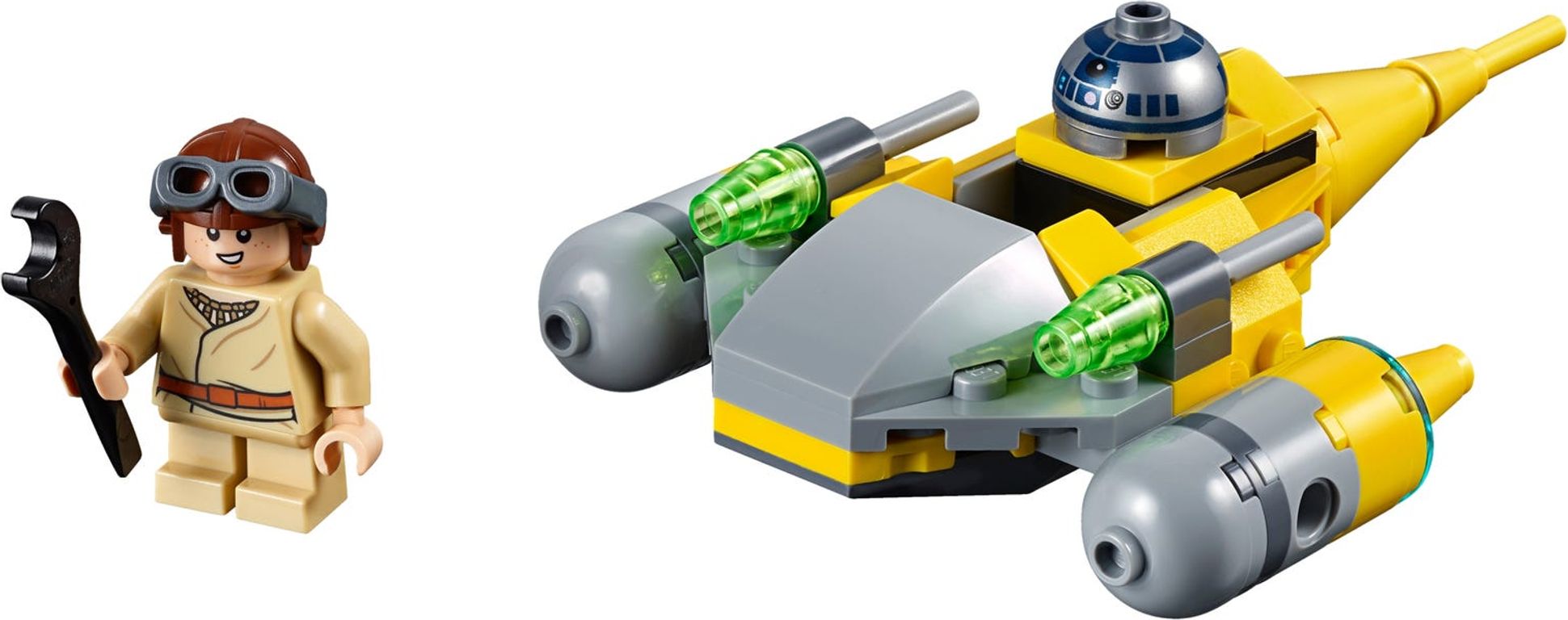 LEGO® Star Wars Microfighter: Caza Estelar de Naboo partes
