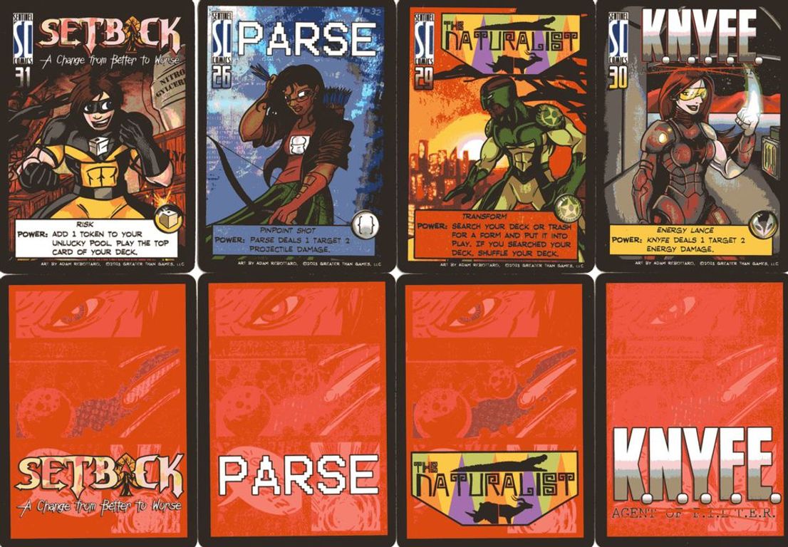Sentinels of the Multiverse: Vengeance cards