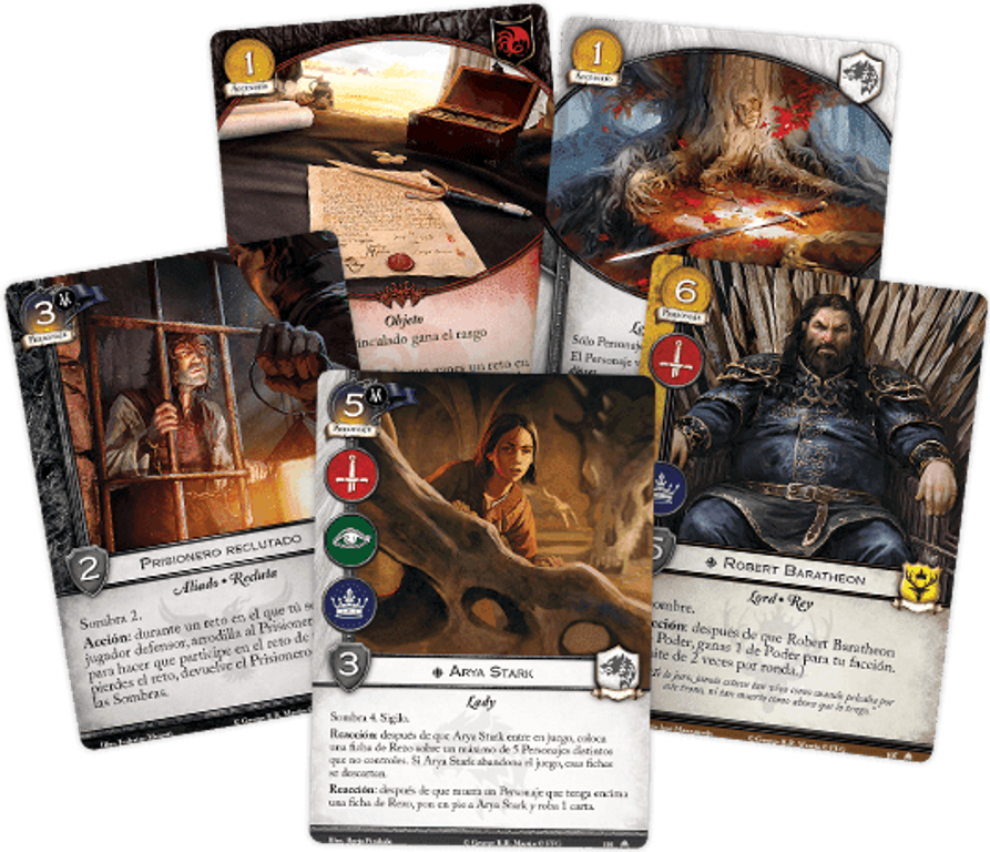 Game of Thrones Kartenspiel: Der Eiserne Thron (zweite Ausgabe) – Lang Soll Er Herrschen karten