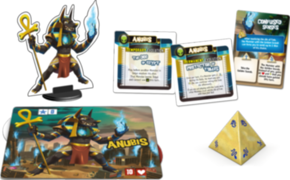 King of Tokyo/New York: Monster Pack - Anubis components