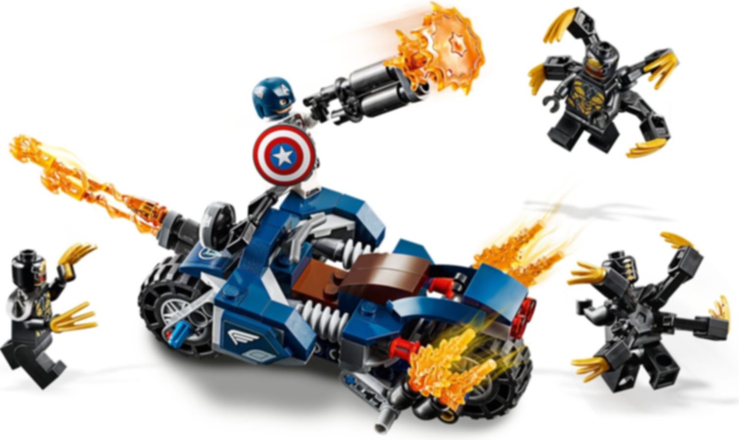 LEGO® Marvel Captain America et l'attaque des Outriders gameplay