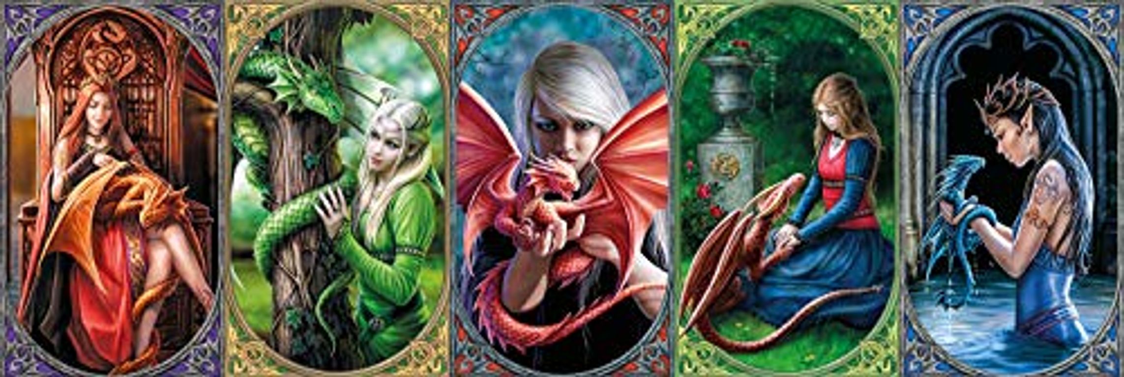 Anne Stokes: Dragon Friendship Panorama