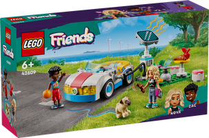 LEGO® Friends Elektrische auto en oplaadpunt