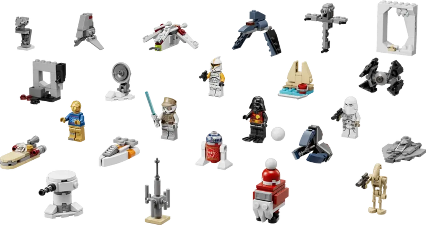 LEGO® Star Wars Advent Calendar 2022 components