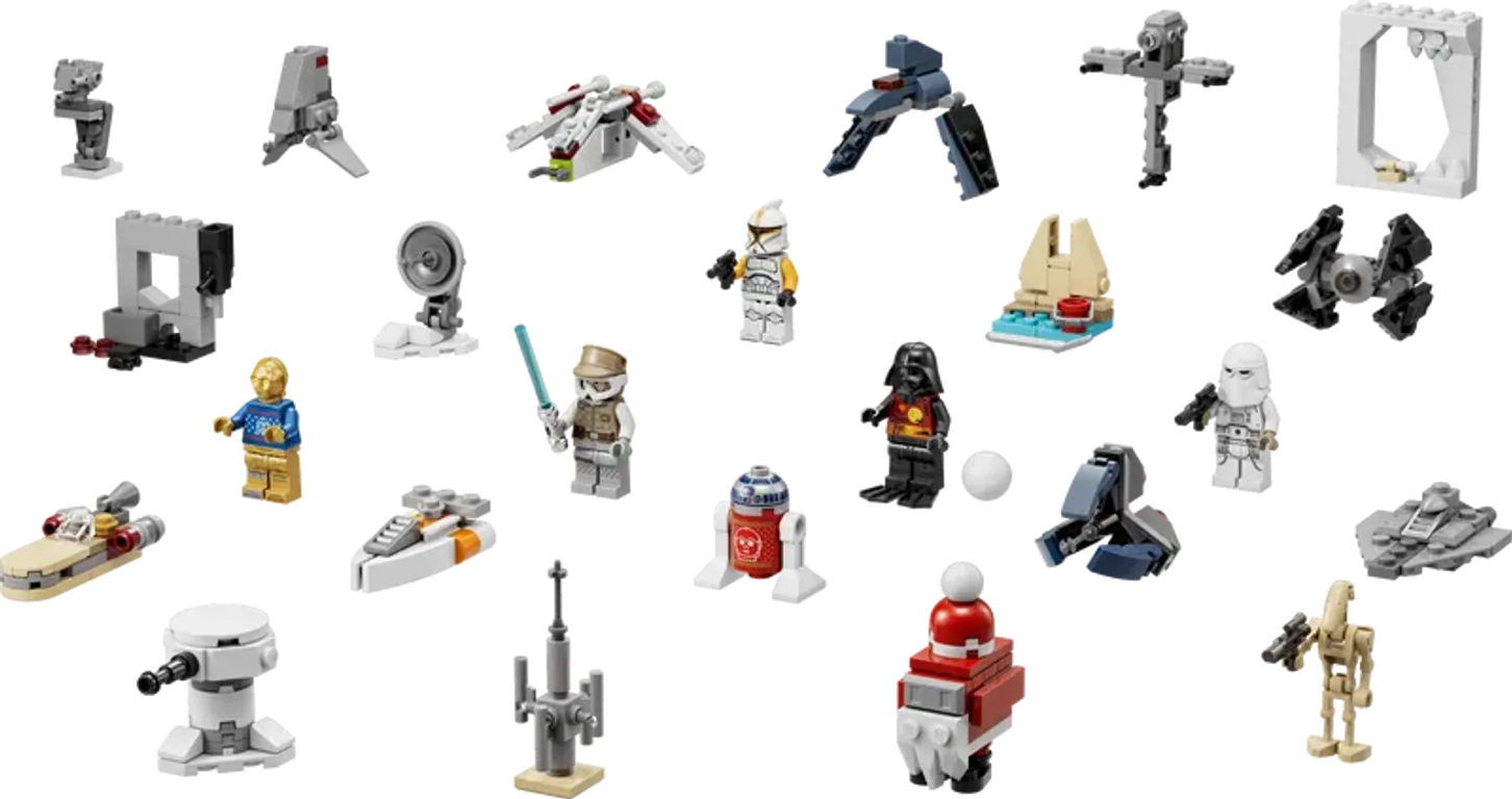 LEGO® Star Wars Adventskalender 2022 komponenten