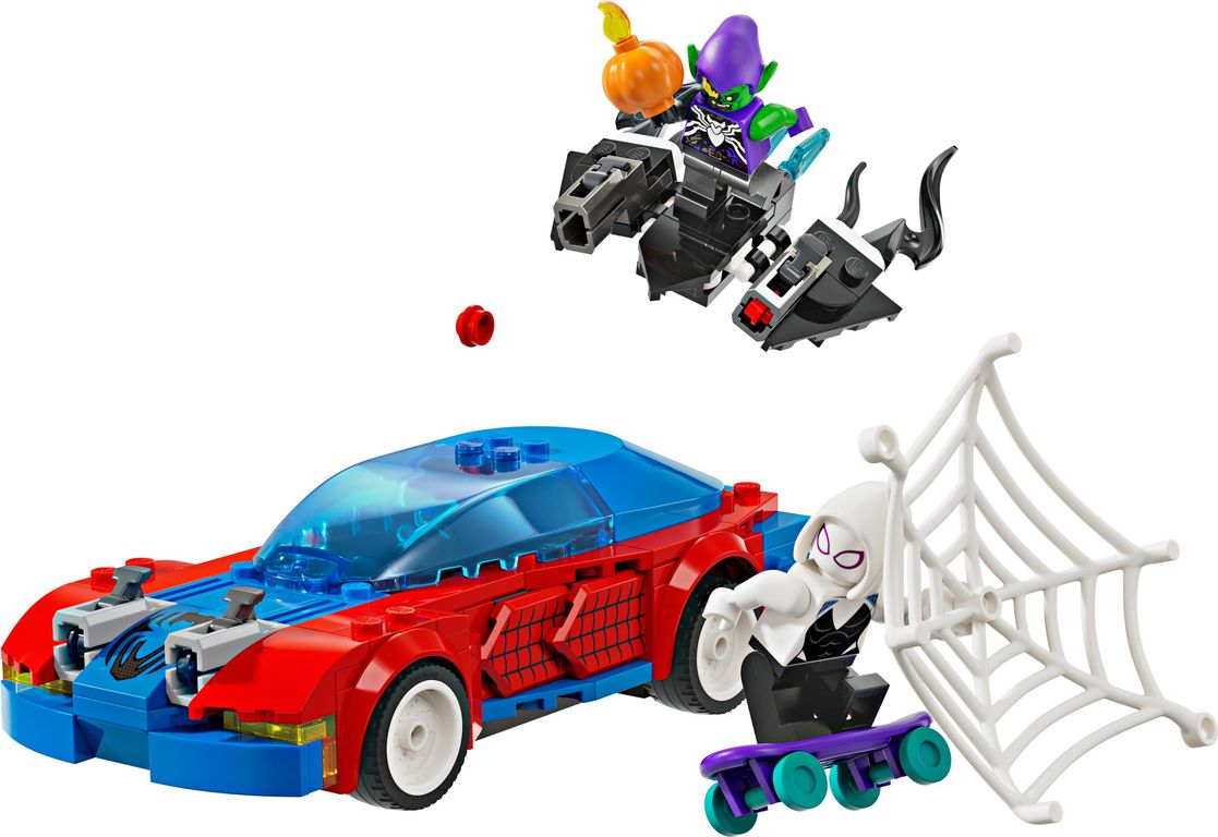 LEGO® Marvel Spider-Mans Rennauto & Venom Green Goblin komponenten