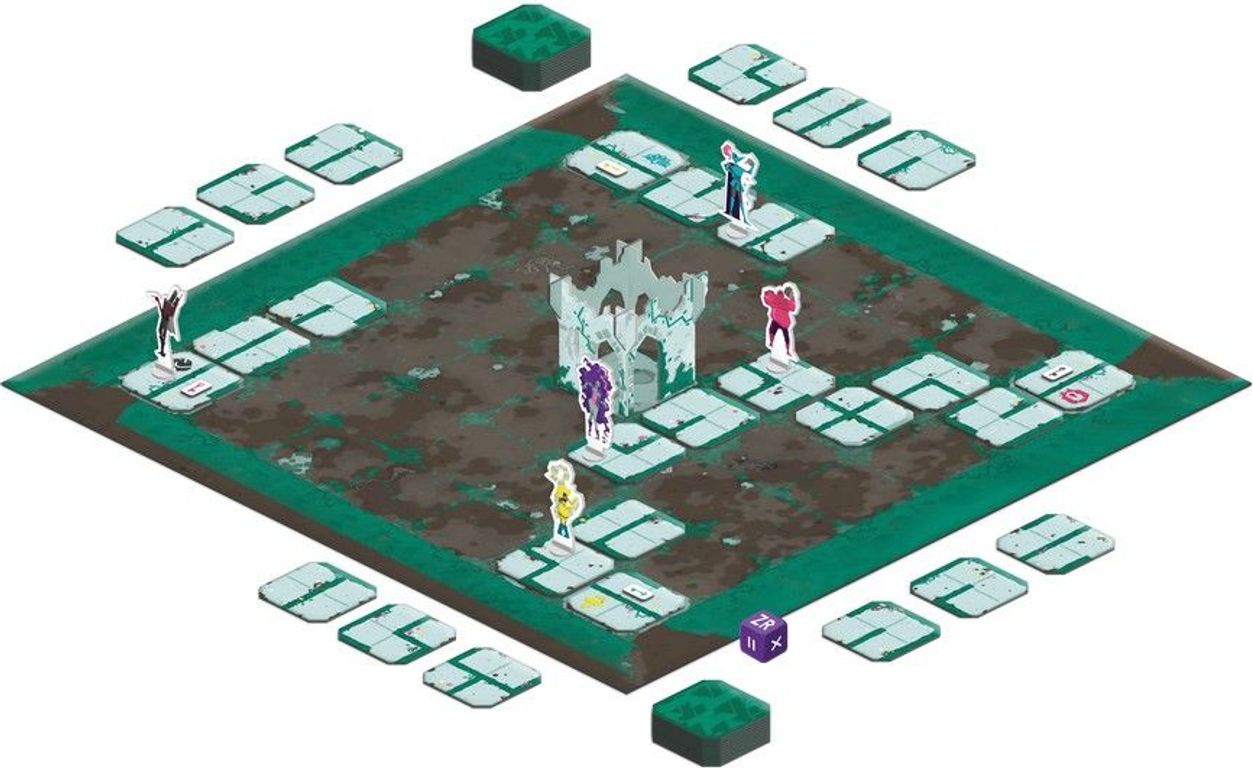 Zombie Princess and the Enchanted Maze components