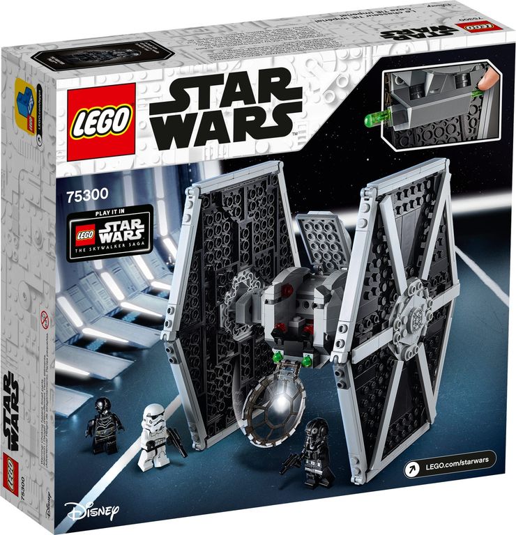 LEGO® Star Wars Imperial TIE Fighter™ back of the box