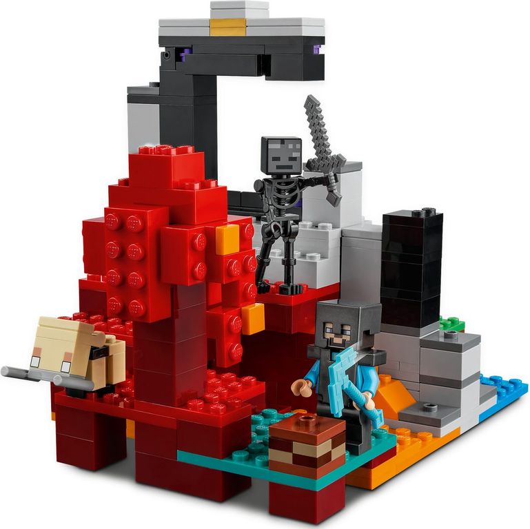 LEGO® Minecraft The Ruined Portal components