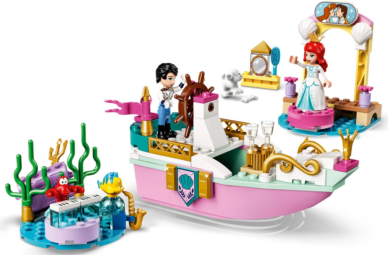 LEGO® Disney Barco de Ceremonias de Ariel jugabilidad