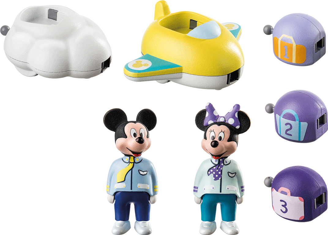 Playmobil® 1.2.3 Mickey's & Minnie's Cloud Ride components