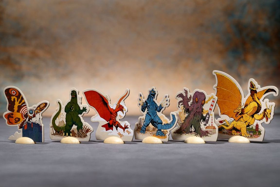 King of Tokyo Godzilla miniatures