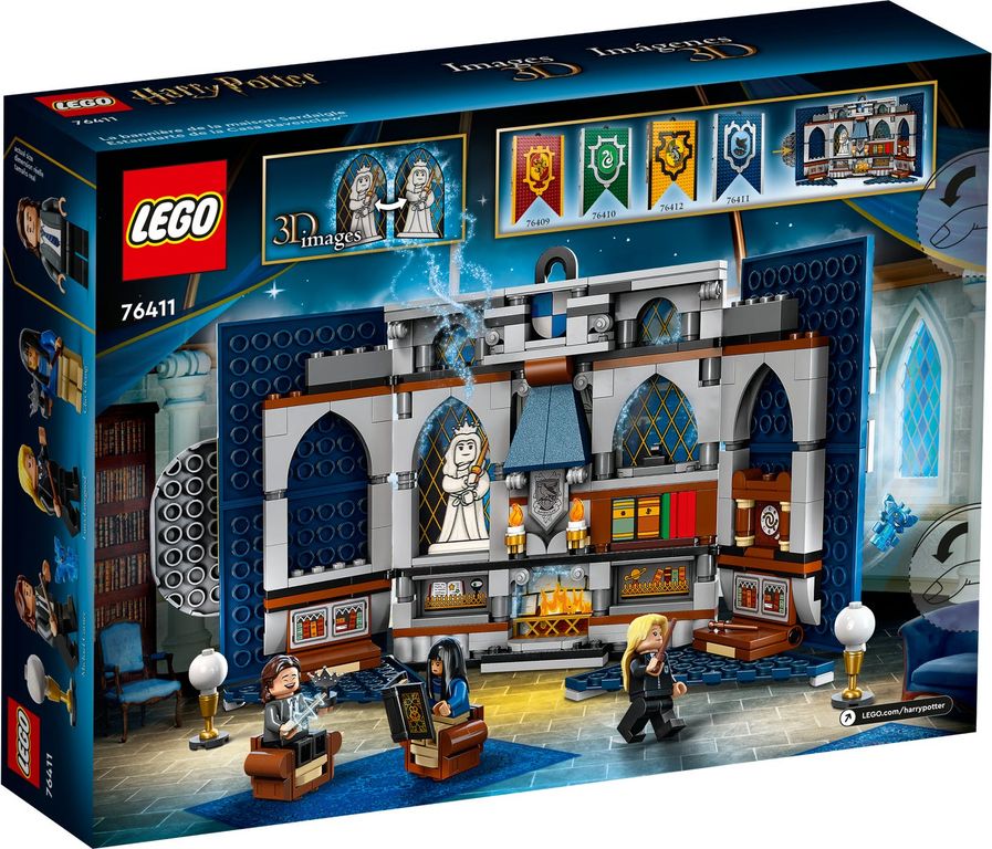 LEGO® Harry Potter™ Hausbanner Ravenclaw™ achterkant van de doos