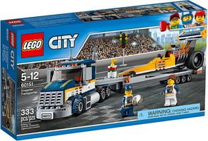 LEGO® City Le transporteur du dragster