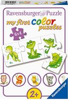 6 puzzles - Mes premiers puzzles en couleur