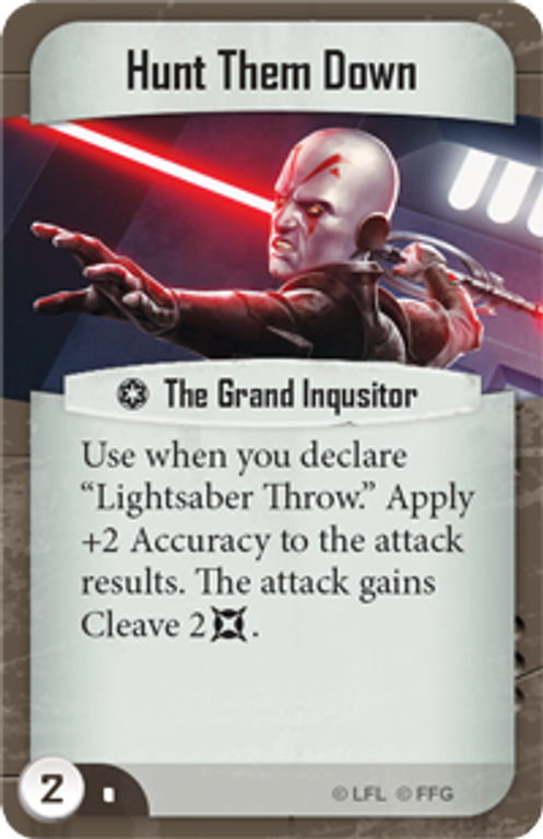 Star Wars: Imperial Assault - Der Grossinquisitor (Sith-Loyalist) Schurken-Pack karte