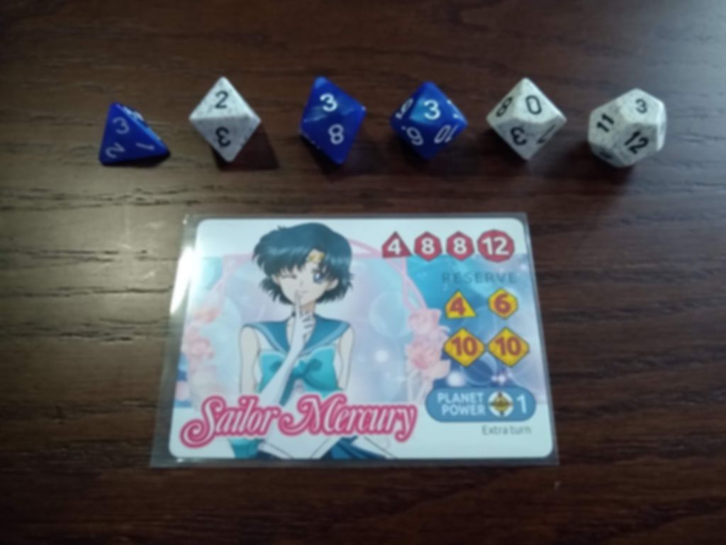 Sailor Moon Crystal: Dice Challenge components