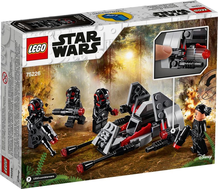 LEGO® Star Wars Pack de Combate: Escuadrón Infernal parte posterior de la caja